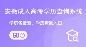 安徽成考学历查询系统
