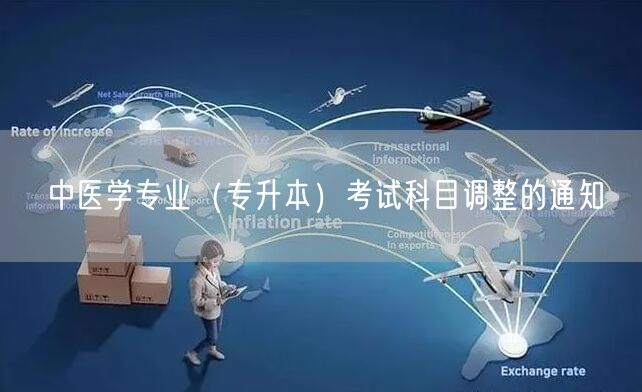 中医学专业（专升本）考试科目调整的通知(图1)